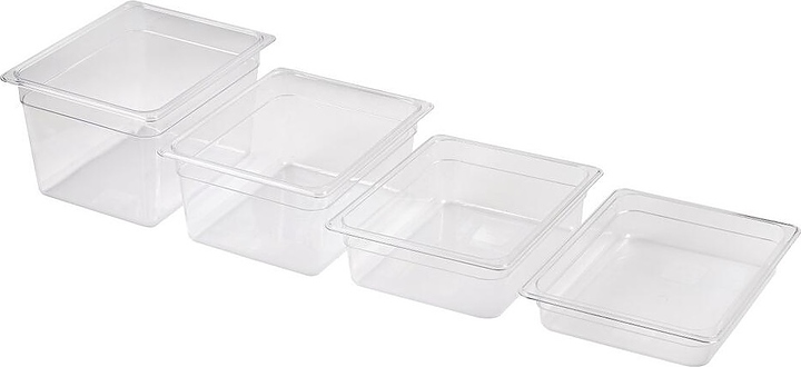 Гастроемкость P.L. Proff Cuisine 81241408 GN 1/2 (325x265х65) 3,9 л (полипропилен) прозрачная