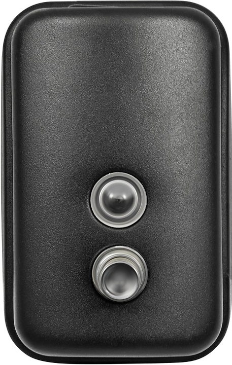 Дозатор жидкого мыла Puff 8605Bl 500 мл (нерж. сталь) черный