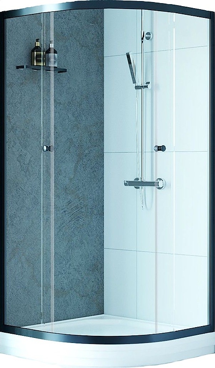 Душевой уголок Domani-Spa Fit 99 DS04F99L0Cl00-10B 90х90 см