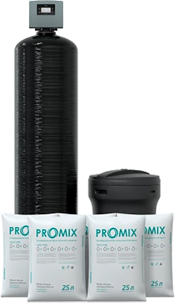 Система умягчения и обезжелезивания SpaceAqua ProMix 1665 V1EWDM (загрузка ProMix С)