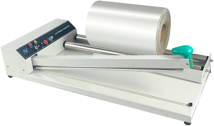 Запайщик пакетов PACKVAC IS-500 с держателем рулонов и обрезкой