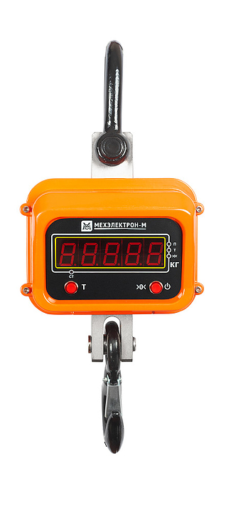 Крановые весы Мехэлектрон-М ВКМ-X-15000-Д LED (аккумулятор), оранжевый