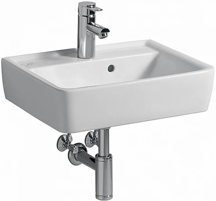 Раковина Geberit Renova Plan 50 50х38 см, белая