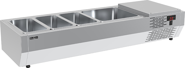 Витрина холодильная Carboma IDO A40 SM 1,2 (3 GN1/3+1 GN1/2)