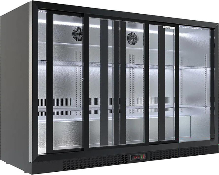 Шкаф холодильный барный Cooleq BF-330S черный