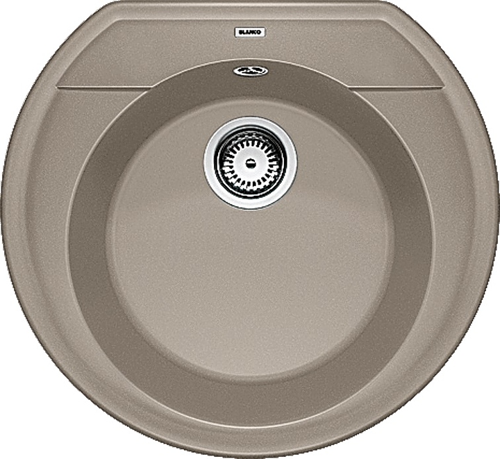 Кухонная мойка Blanco Rondoval 45 Silgranit серая беж