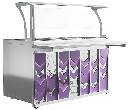 Мармит вторых блюд паровой Luxstahl МВП (С)-1500 Premium Vector (Вектор)