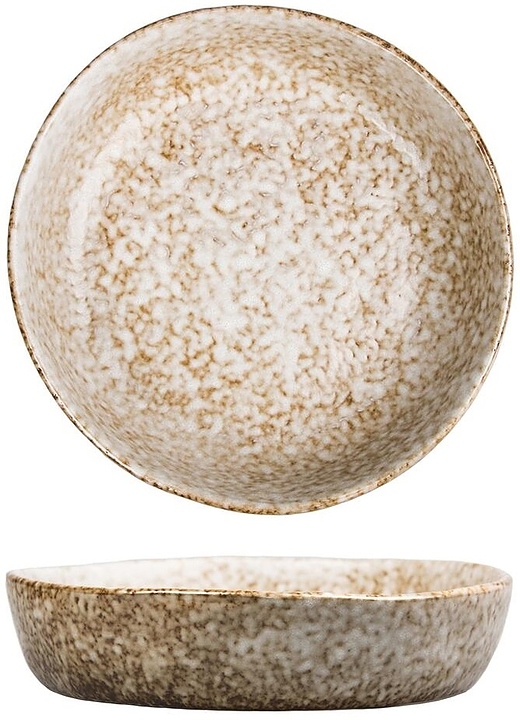 Салатник P.L. Proff Cuisine Brown Spider Silk JM2156 d 18 см h 4,3 см