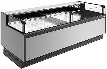 Витрина холодильная Carboma Bavaria 4 GC110 SP 2,5-2 версия 2.0 9006-9005 (без боковин)