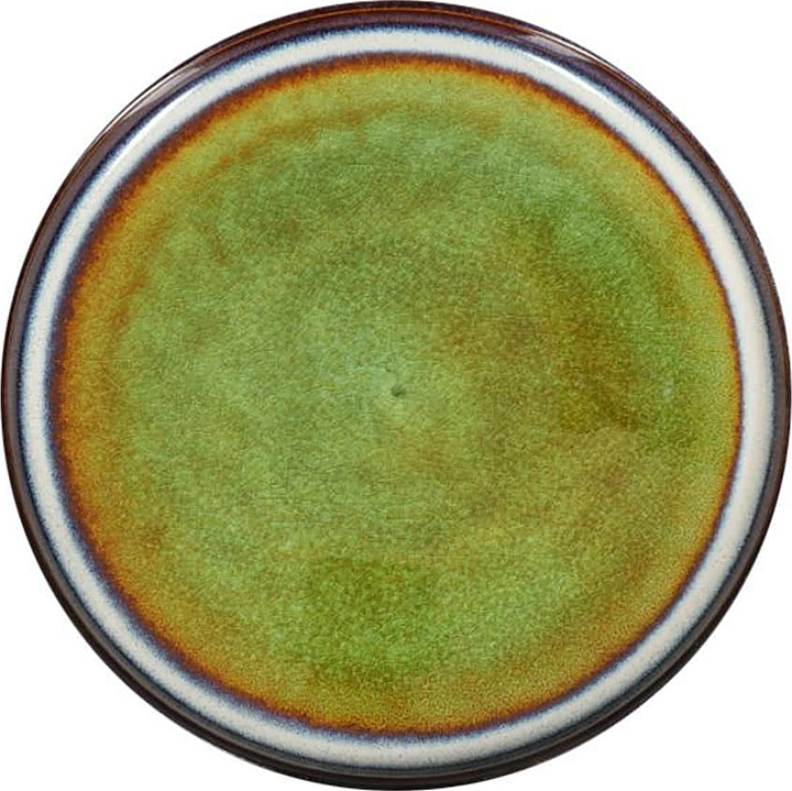 Тарелка мелкая Corone Verde HL482490 223 мм сине-зеленая