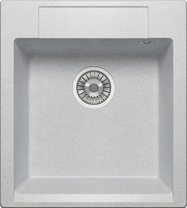 Мойка кухонная Tolero Classic R-117 серый металлик