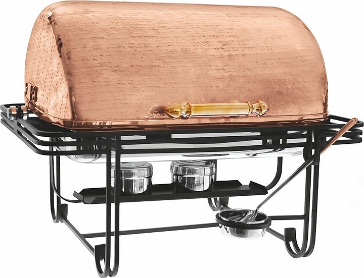 Мармит P.L. Proff Cuisine 81241178 Hotelware 12 л (нерж. сталь с медным покрытием) на подставке (металл)