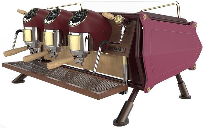 Кофемашина Sanremo Café Racer Custom Renegade 2 гр. розовая