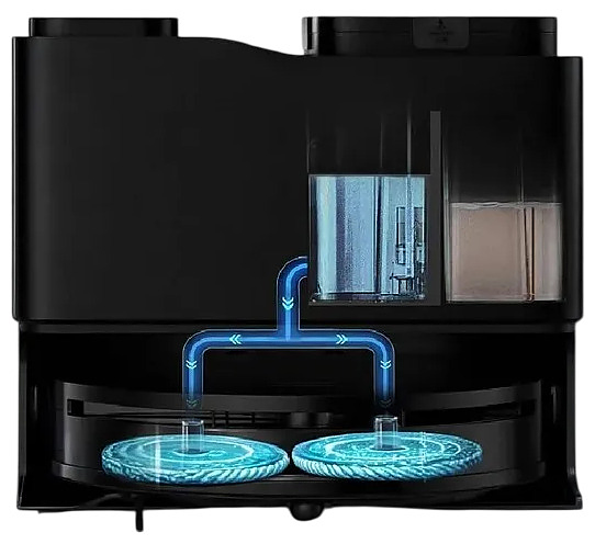 Робот пылесос моющий Atvel R100 темно-серый