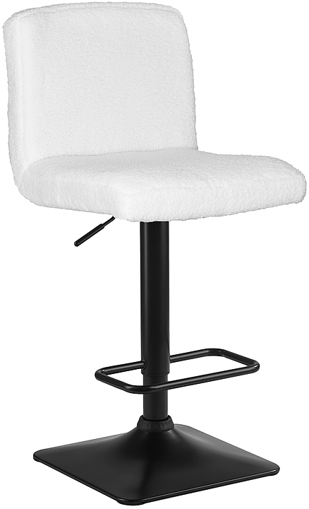 Стул барный DOBRIN LEO (белый, черный)