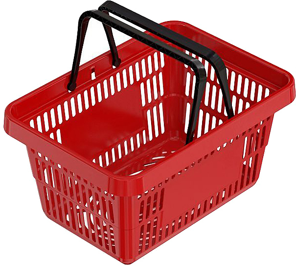 Корзина покупательская Корбис SBP20 красная
