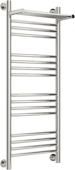 Полотенцесушитель водяной Сунержа Богема с полкой+ 100x40 см без покрытия