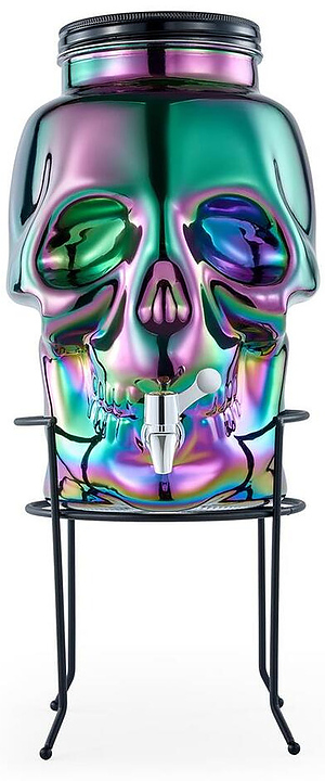 Банка емкость с краном P.L. Barbossa Bad Guys Bar BKDP0030-PB 8 л d 17/15,8 см h 39 cм стекло