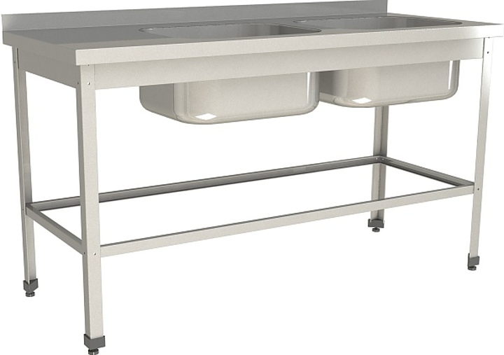 Ванна моечная Restoinox ВМЦ-2/16/7-БОП-ЭЦ