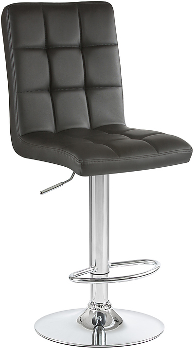 Стул барный DOBRIN 5009-LM-N KRUGER (черный, хром) 2 шт.
