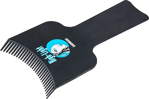 Лопатка для мелирования Sibel 8496000, с расческой, черная