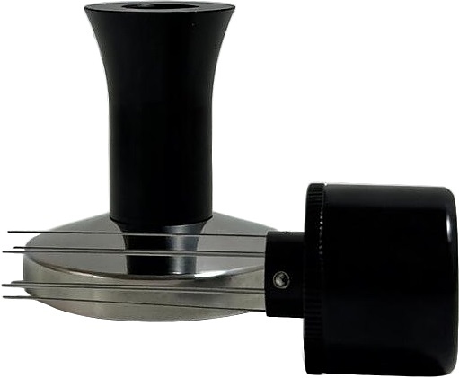 Темпер P.L. Barbossa S0526 d=58 мм h=8,6 см с иглами (нерж. сталь / пластик) черный