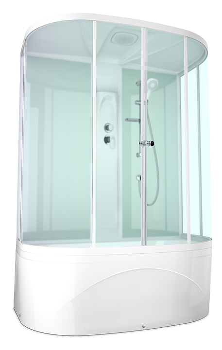Душевая кабина Domani-Spa Neat high DS01N158HWM00 150х80 см