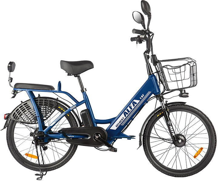Электровелосипед GELBERT ALFA 1 ST синий