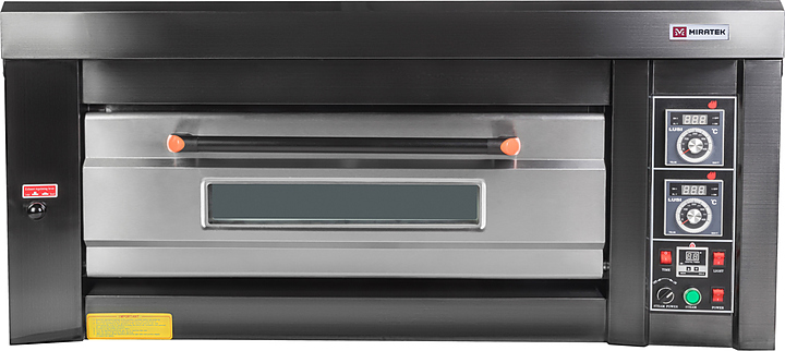 Печь хлебопекарная Miratek BK-12E + каменный под (1 ярус) + пароувлажнение