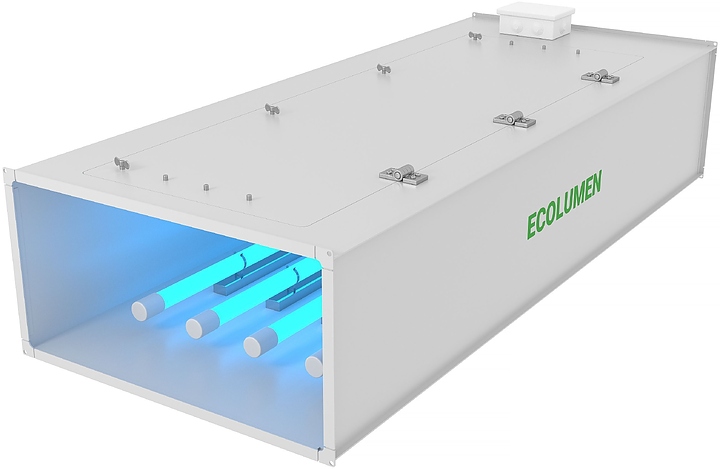 Секция бактерицидной обработки ECOLUMEN УФ-ОВК-60-30.75