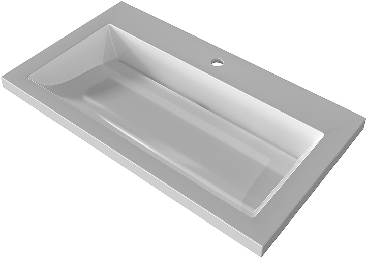 Раковина Stella Polar Луиза 70 70х45 см, мрамор