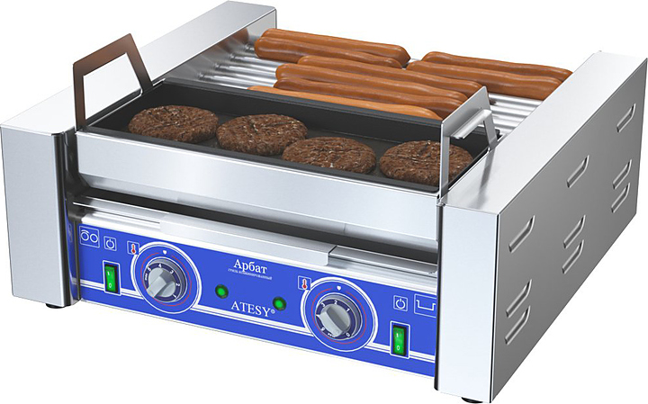 Гриль комбинированный ATESY Арбат КГ-7.1П-440-01-А