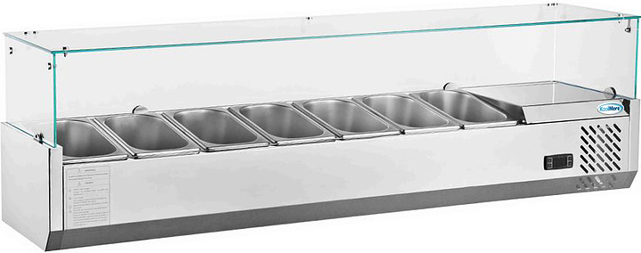 Витрина холодильная настольная VIATTO VA-RT-1500 (7x GN 1/4)