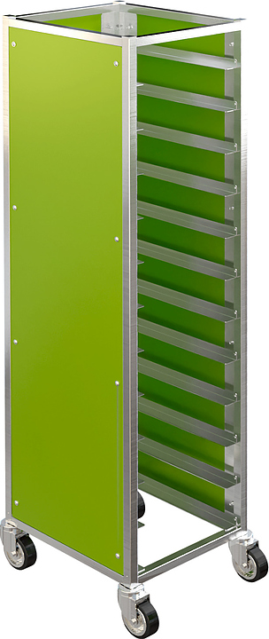 Тележка-шпилька для подносов Restoinox ТШСЗППА-12-40/20-304/325-360