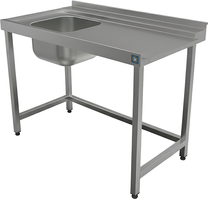 Стол для посудомоечной машины РЕКОМ СПМЦ/1-120/75/85 П (правое крыло)