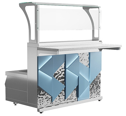 Мармит первых блюд 2-конфорочный Luxstahl МПЧ (С)-1200 Premium Iceberg (Айсберг)