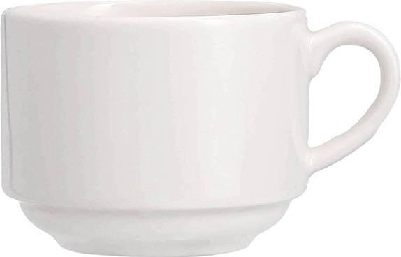 Чашка чайная Porland Pioli Prisma 32ML28 PL (Matte) 280 мл (фарфор) стопируемая