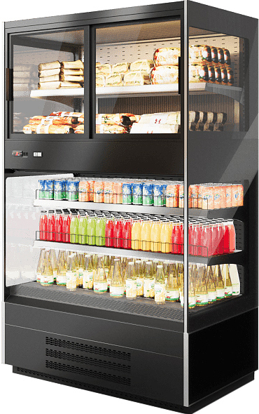 Горка холодильная Chilz Berg LF DUO 125 белый глянец