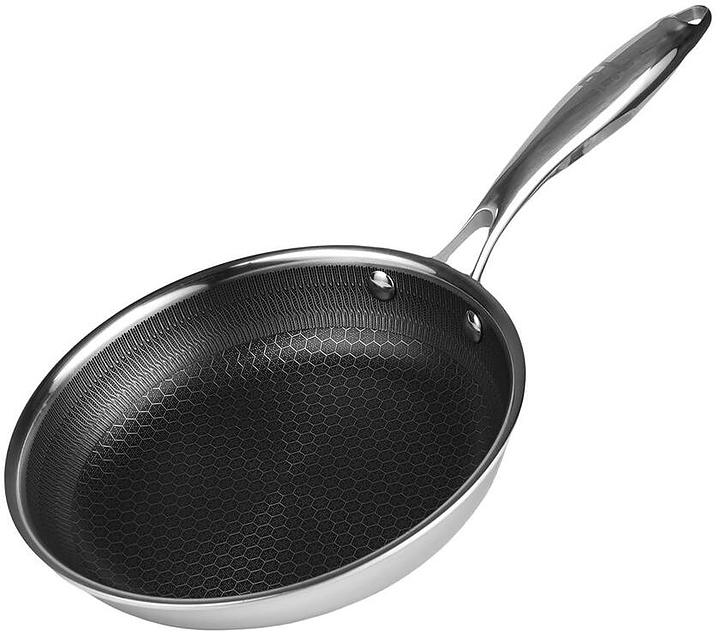 Сковорода P.L. Proff Cuisine New Kitchen Honeycombs (нержавеющая сталь, антипригарное покрытие, индукция)