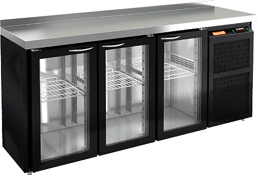 Стол холодильный барный HICOLD BNG 111 BR2 HT BAR Black