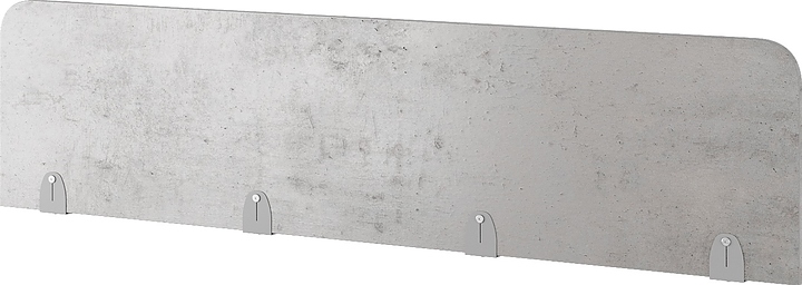 Верхний экран-перегородка КОБОР EV-140 aluminum/chicago (ЛДСП)