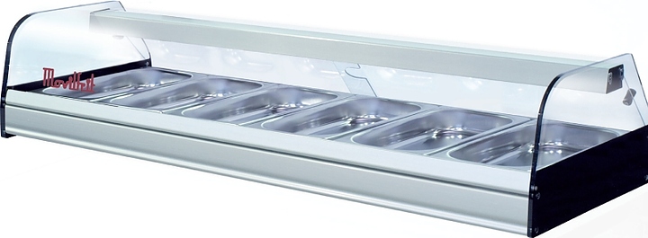 Витрина тепловая Movilfrit (Pira) VECI-4  HOT SILVER