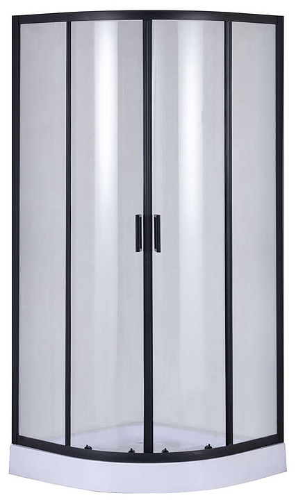 Душевой уголок Taliente CBled TA-09091-1CB 90х90х195 см матовый черный