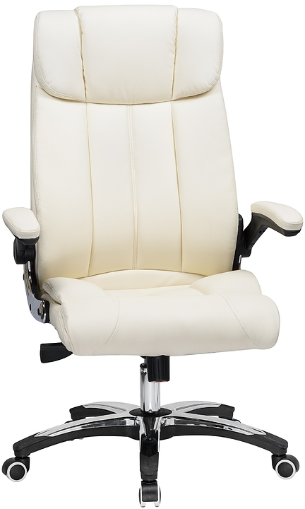 Кресло офисное для руководителей DOBRIN 107B-LMR RONALD (кремовое)
