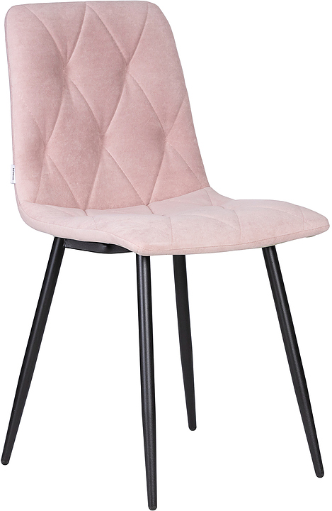 Стул обеденный DOBRIN 006 CHILLY ROMBO (розовый, черный)