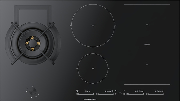 Газовая варочная панель с индукцией Kuppersbusch KIG 9850.0 SR-E5 черный