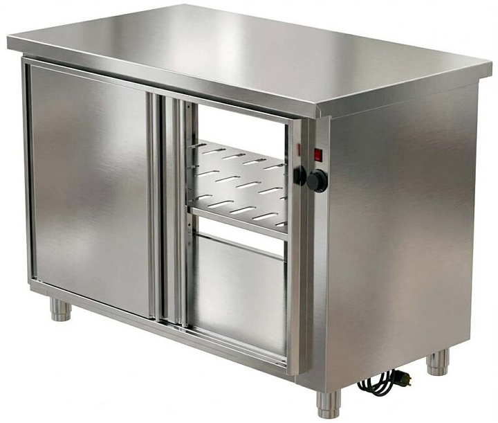 Стол тепловой HappyChef TH GN S2 16,6/6/8,5 сквозной, нержавеющая сталь