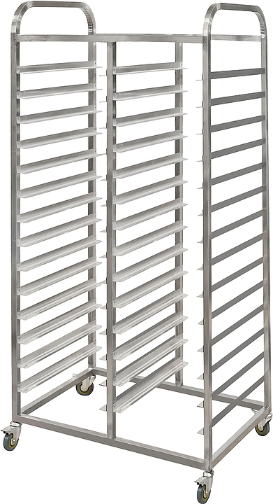 Тележка-шпилька для противней Luxstahl ТШГ-9-2 (450x335) нерж.