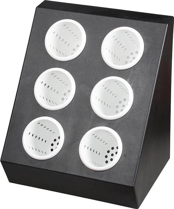 Контейнер для столовых приборов P.L. Proff Cuisine 81243087 пластик, черный