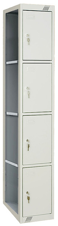 Модульный металлический шкаф КМК завод CL-14S 1800×300×500 мм серый